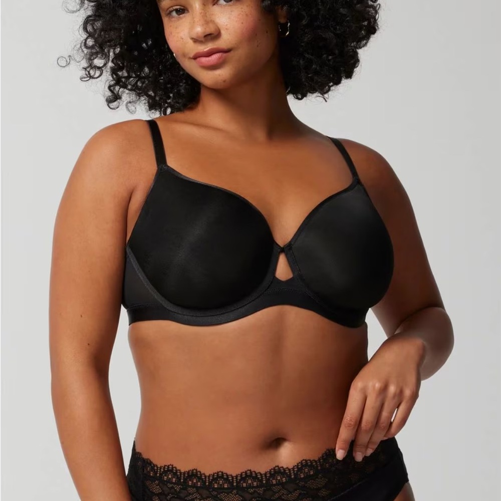 Soma Black T-Shirt Bra with Underwire Support